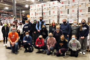 Faith Lutheran Church of McLean County Youth serve at Midwest Food Bank
