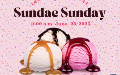 Sundae Sunday!