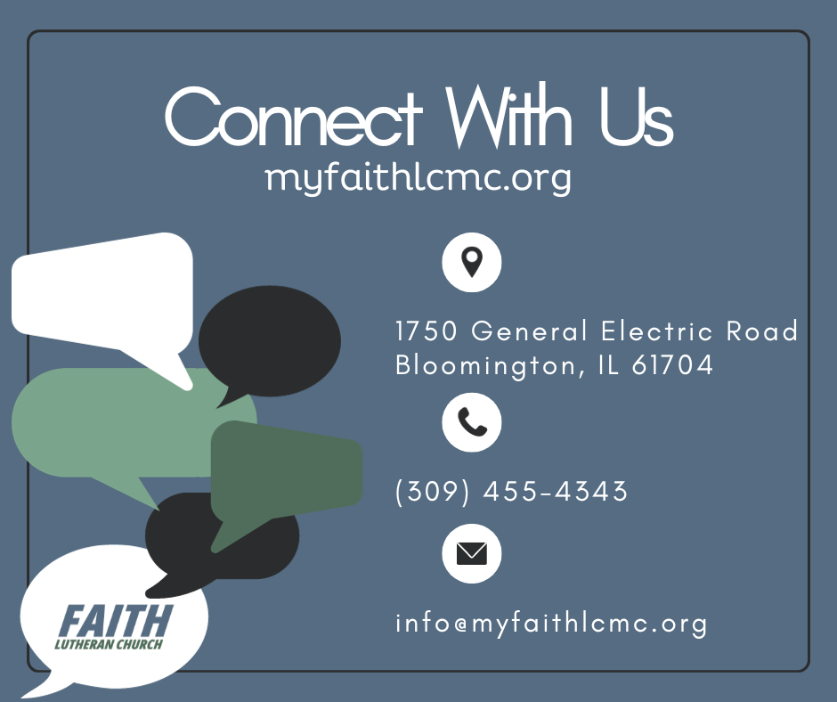 Contact information for Faith Lutheran Church of Mclean County