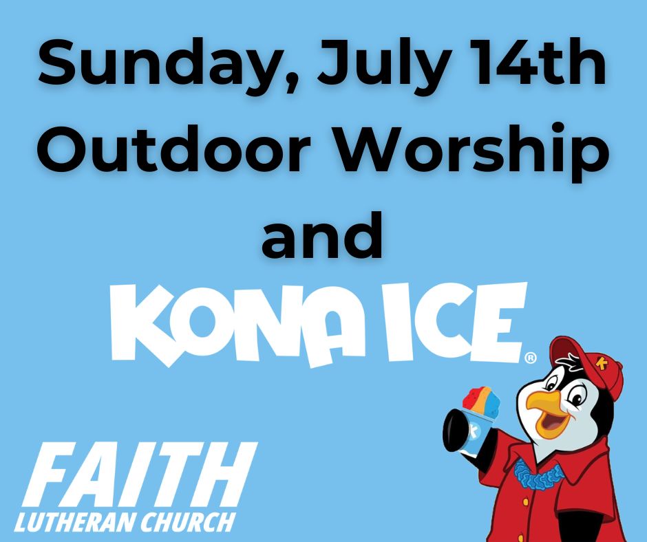 Kona Ice event with Faith Lutheran Church of McLean County