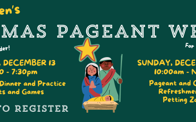 Christmas Pageant Weekend!